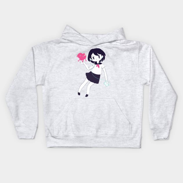 Silly Love Kids Hoodie by nekomachines